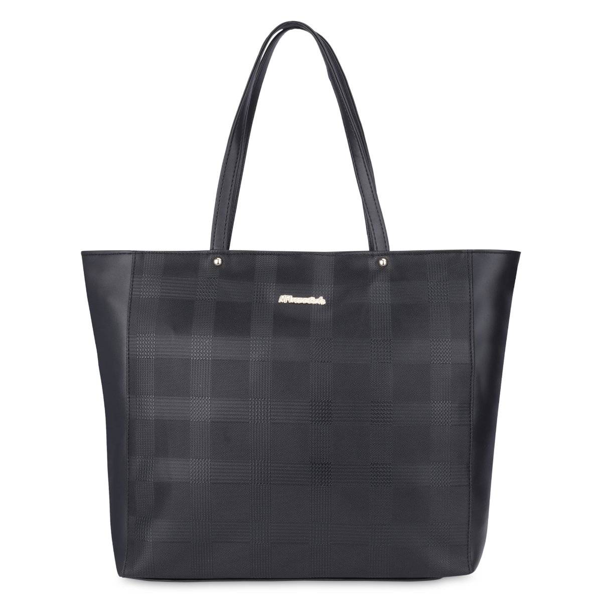 NFI Essentials PU Shopping Tote Hand Bag Stylish Ladies Purse For Women