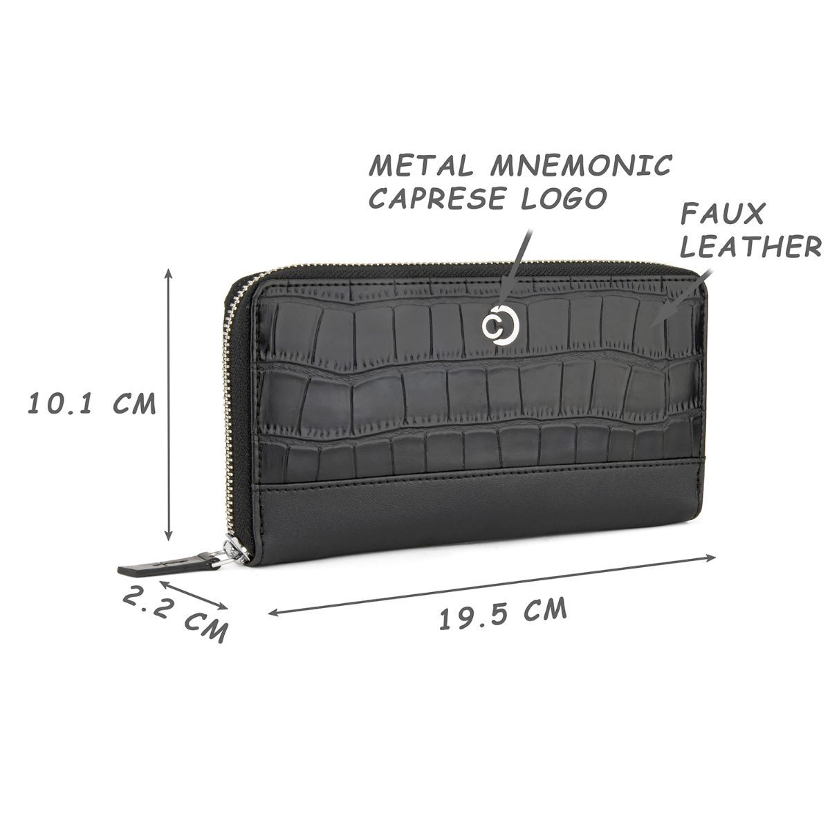 Caprese black wallet online