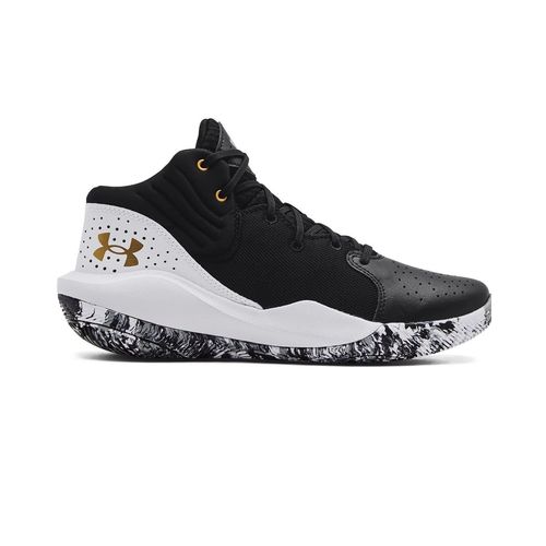 Under Armour Unisex Jet '21 Black White Basketball Shoes (US 10)