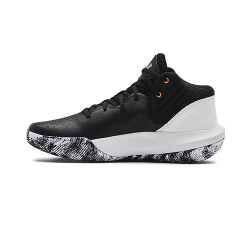 Under Armour Unisex Jet '21 Black White Basketball Shoes (US 10)