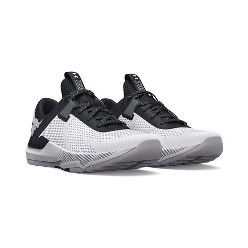 Under Armour Unisex Project Rock BSR White Black Training Shoes (US 10)
