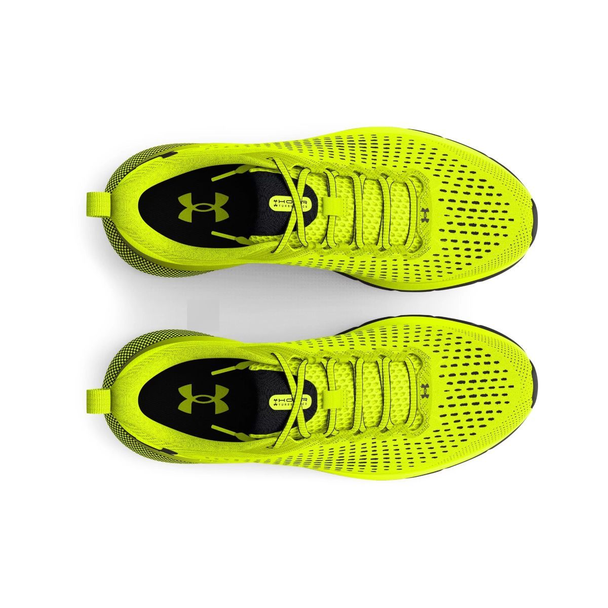 Neon yellow under armour shoes best sale