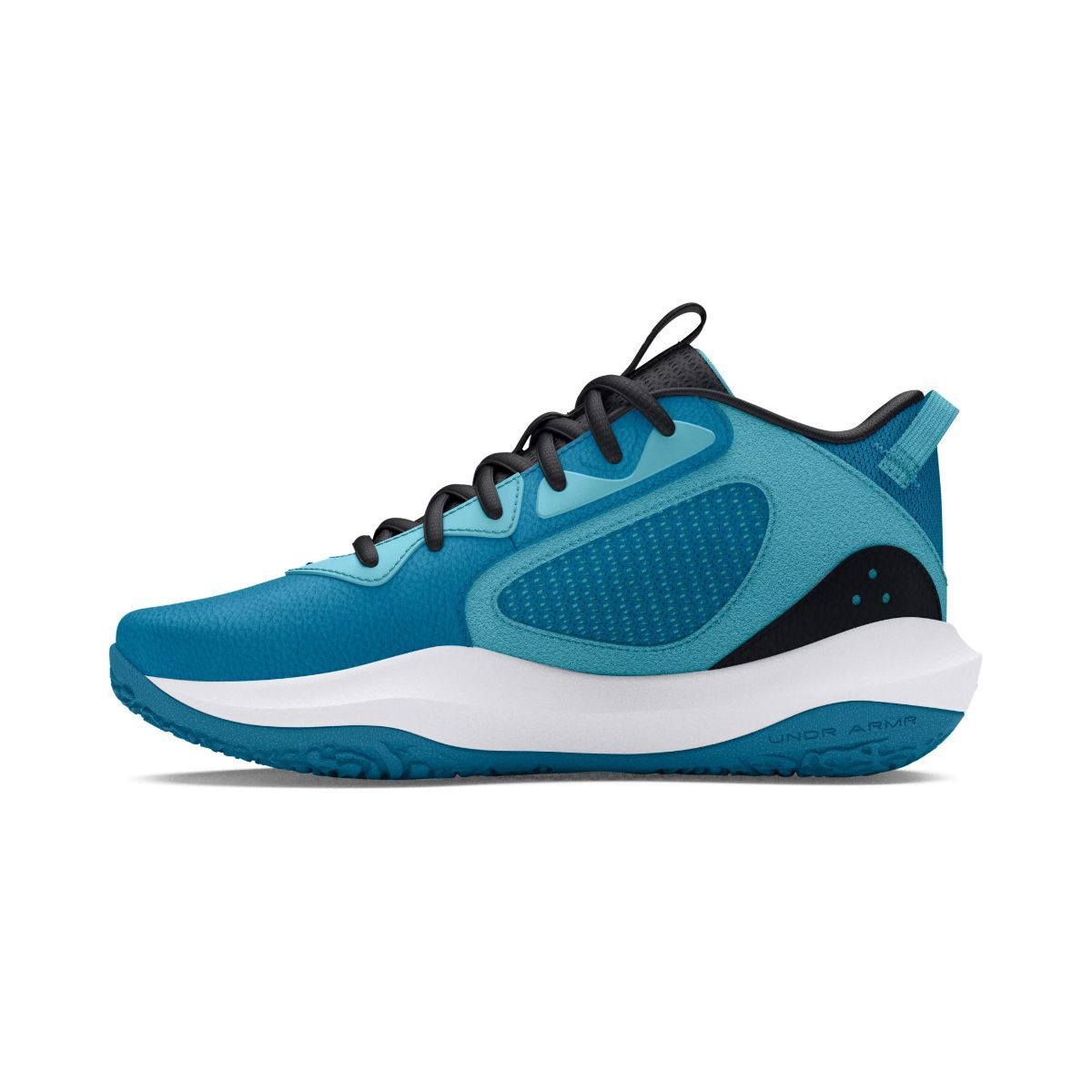 Buy Under Armour Unisex Lockdown 6 Blue & Black Basketball Shoes Online