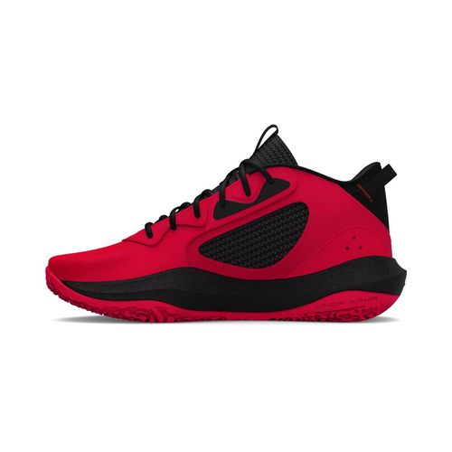Under Armour Unisex Lockdown Red Black Basketball Shoes (US 10)