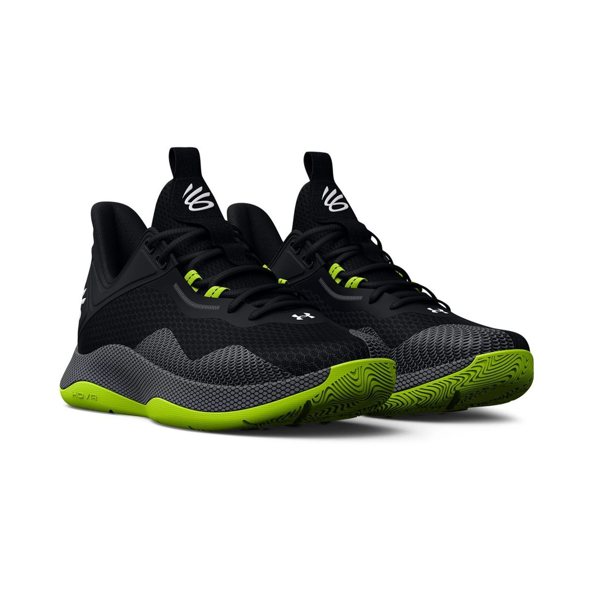 シューズ(男性用) CURRY HOVR SPLASH 2 'BLACK GREEN' Buy Under Armour Unisex Curry HOVR SPLASH 2 Black & Green