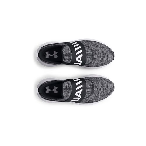 Under Armour Women W Surge Slip Black Grey Running Shoes (US