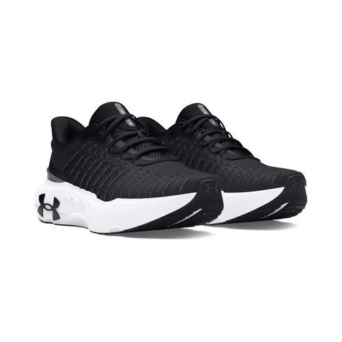 Under Armour Women W Infinite Elite Black White Running Shoes (US