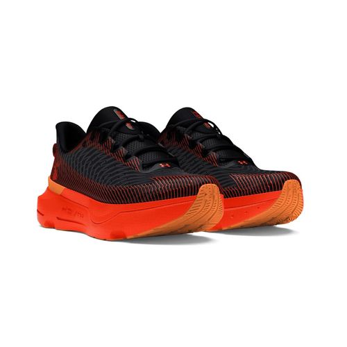 Under Armour Unisex Infinite Pro Fire Ice Running Shoes Black Orange  (US 10)