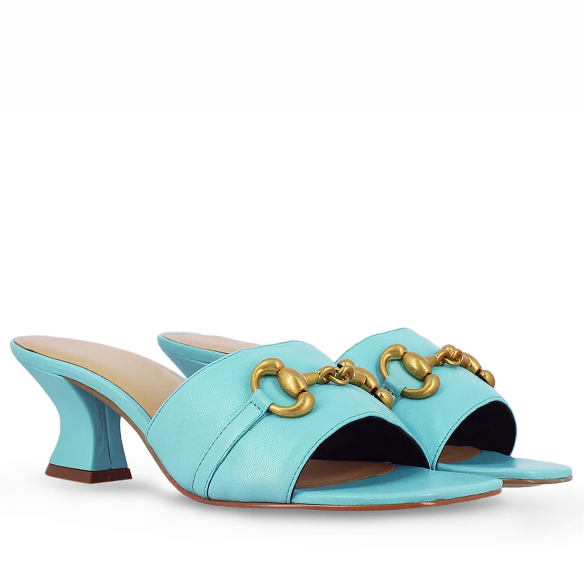 Sky blue outlet high heels