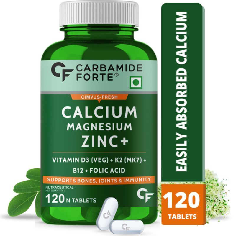 Carbamide Forte Calcium 1200mg with Magnesium, Zinc, Vitamin D,K2 & B12