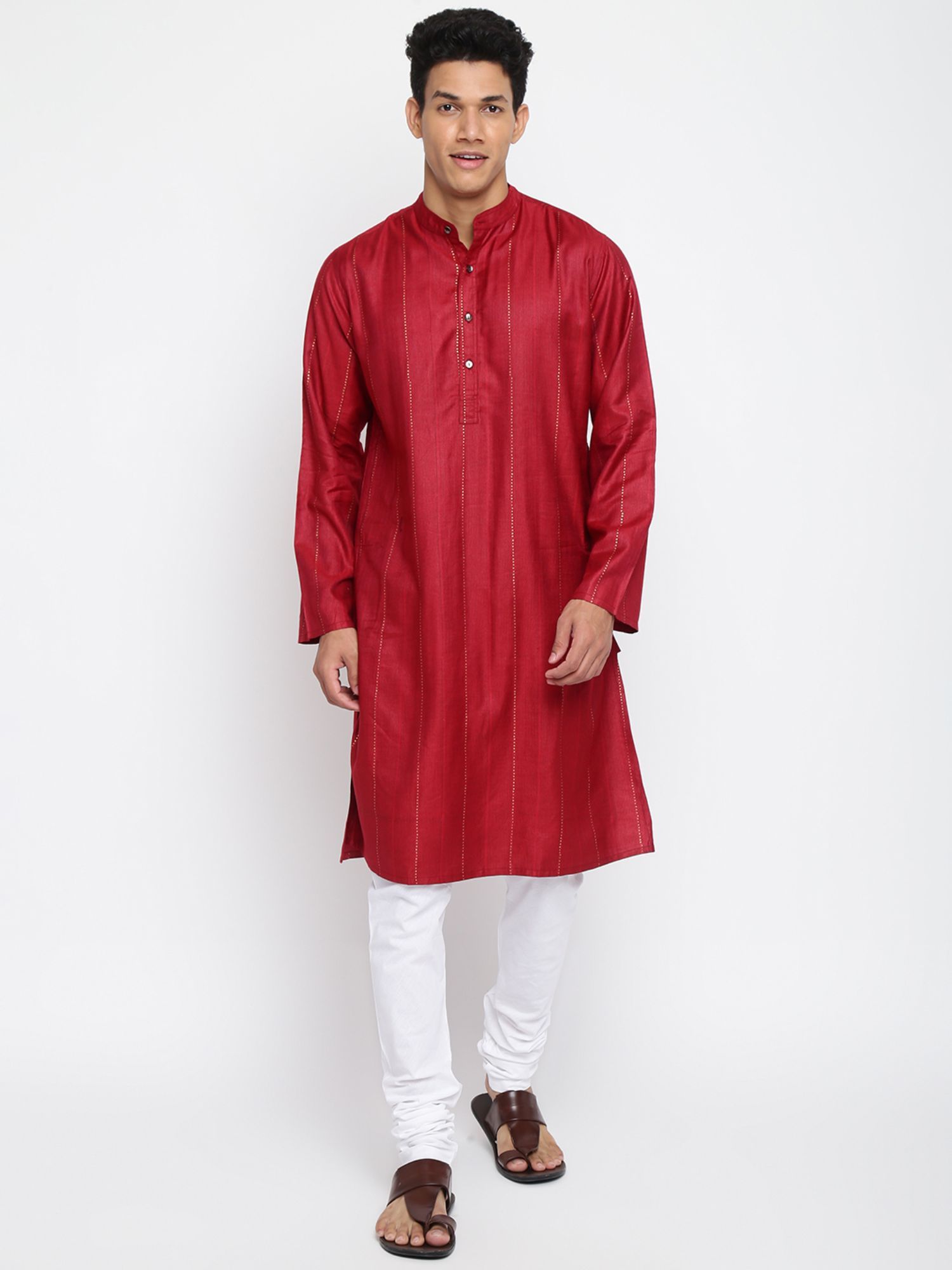 Fabindia maroon kurta on sale