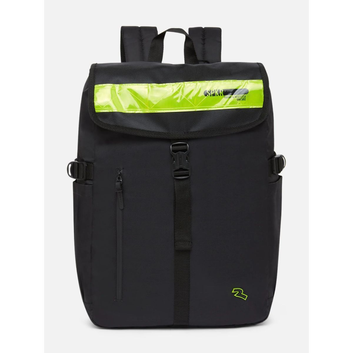 Buy Spykar Black Nylon Traveller Backpack Online