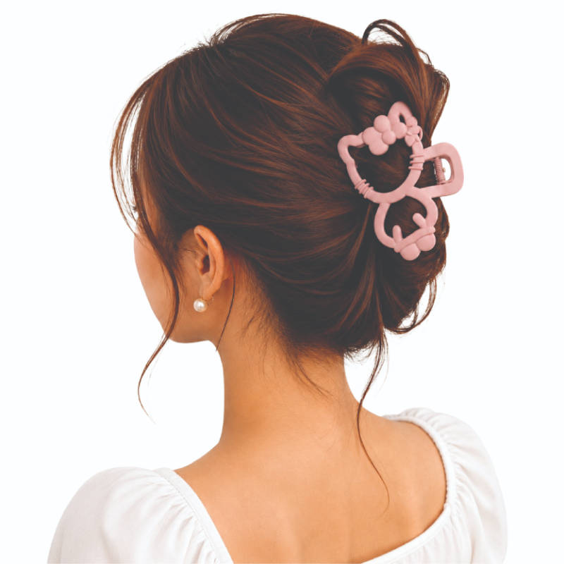 Feel Good Club Kitten Hair Clip Accessory - Clutcher Claw Clip For Hair Styling (Colour May Vary)
