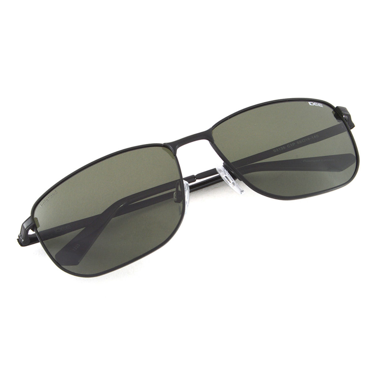 Buy IDEE Men Polarised & UV Protected Green Rectangle Sunglasses