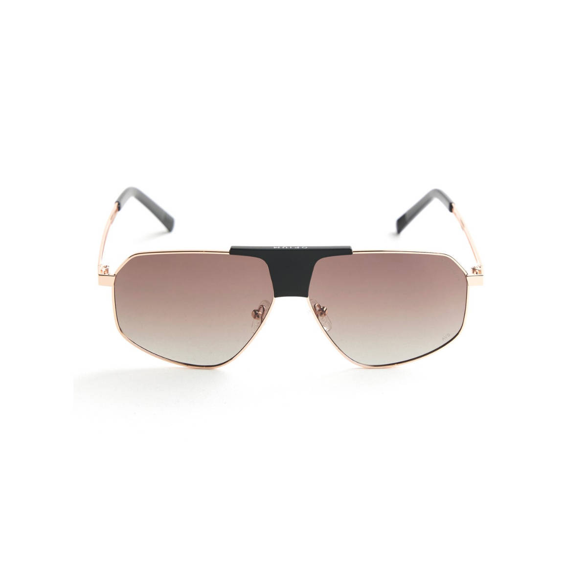 Opium Eyewear Men Polarised & UV Protected Brown Square Sunglasses - 10131 (60)