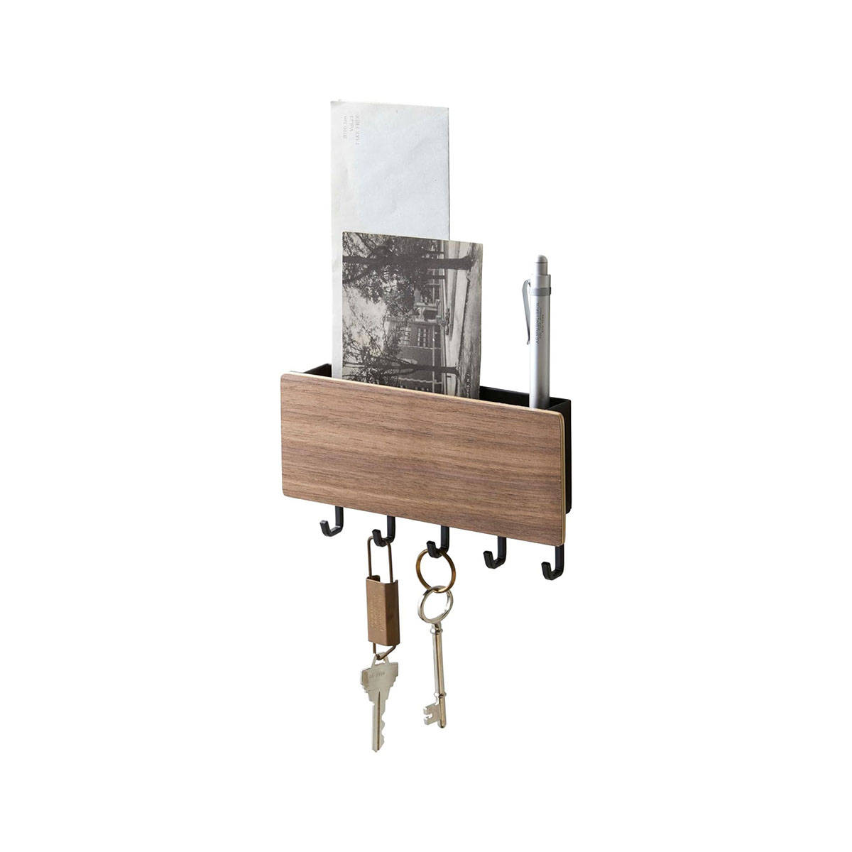ARHAT ORGANIZERS Brown Adhesive Wall Key Holder