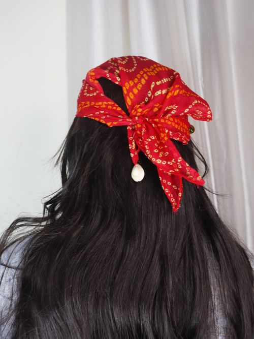 Head Wrap Red Bandana Hair Senker Fashion 35