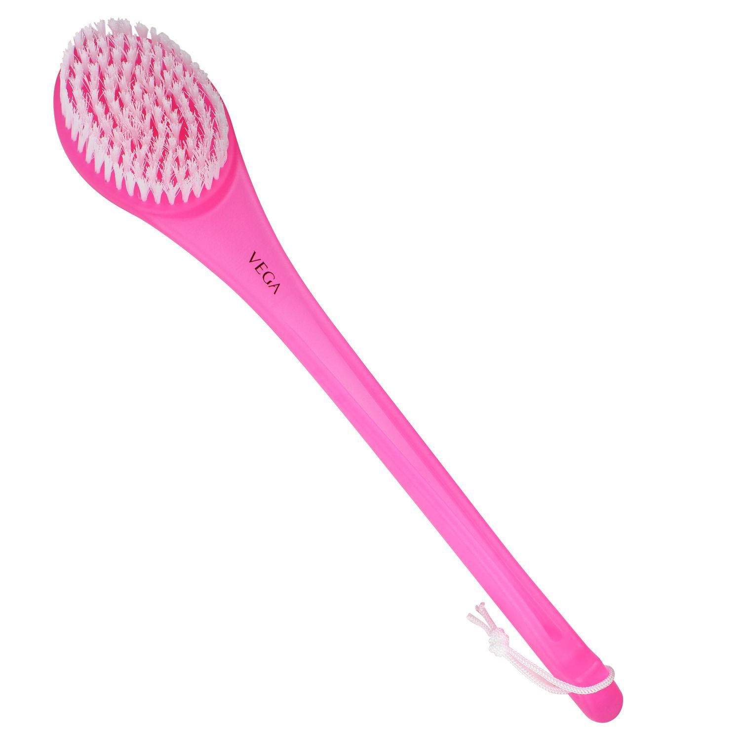 VEGA Long Handle BA-1/7 Bristle Bath Brush (Color May Vary)