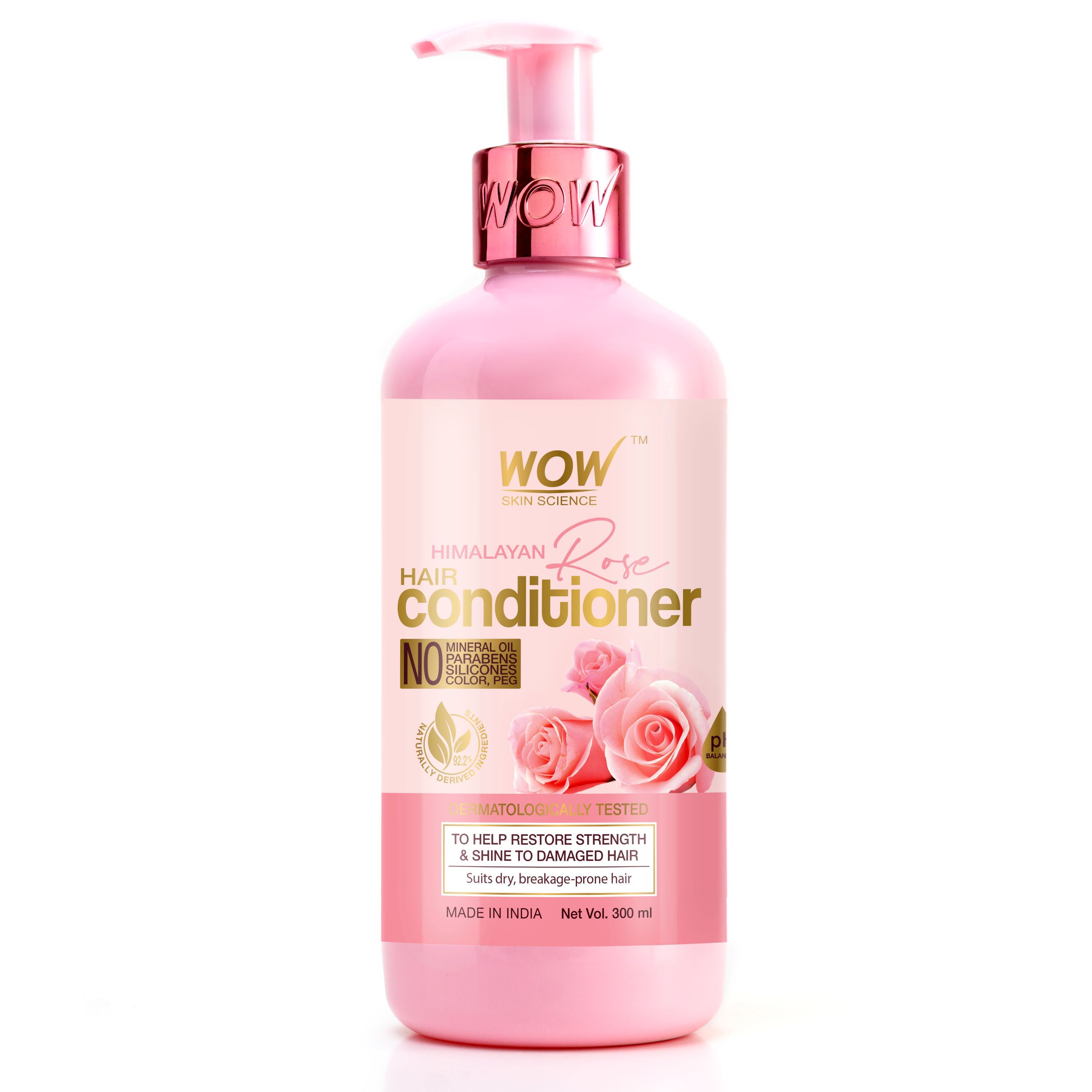 Wow Skin Science Himalayan Rose Conditioner Buy Wow Skin Science Himalayan Rose Conditioner Online At Best Price In India Nykaa