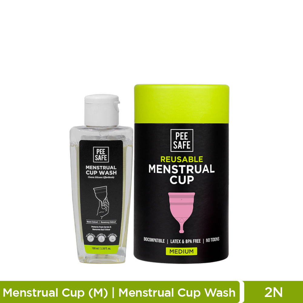 Pee Safe Menstrual Care Combo ( Menstrual Cup Wash & Cup)