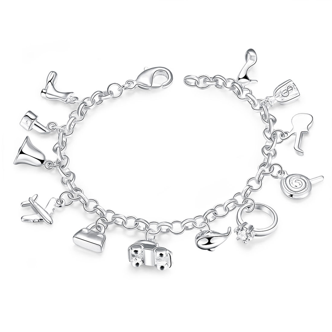 Charms for charm bracelets silver hot sale