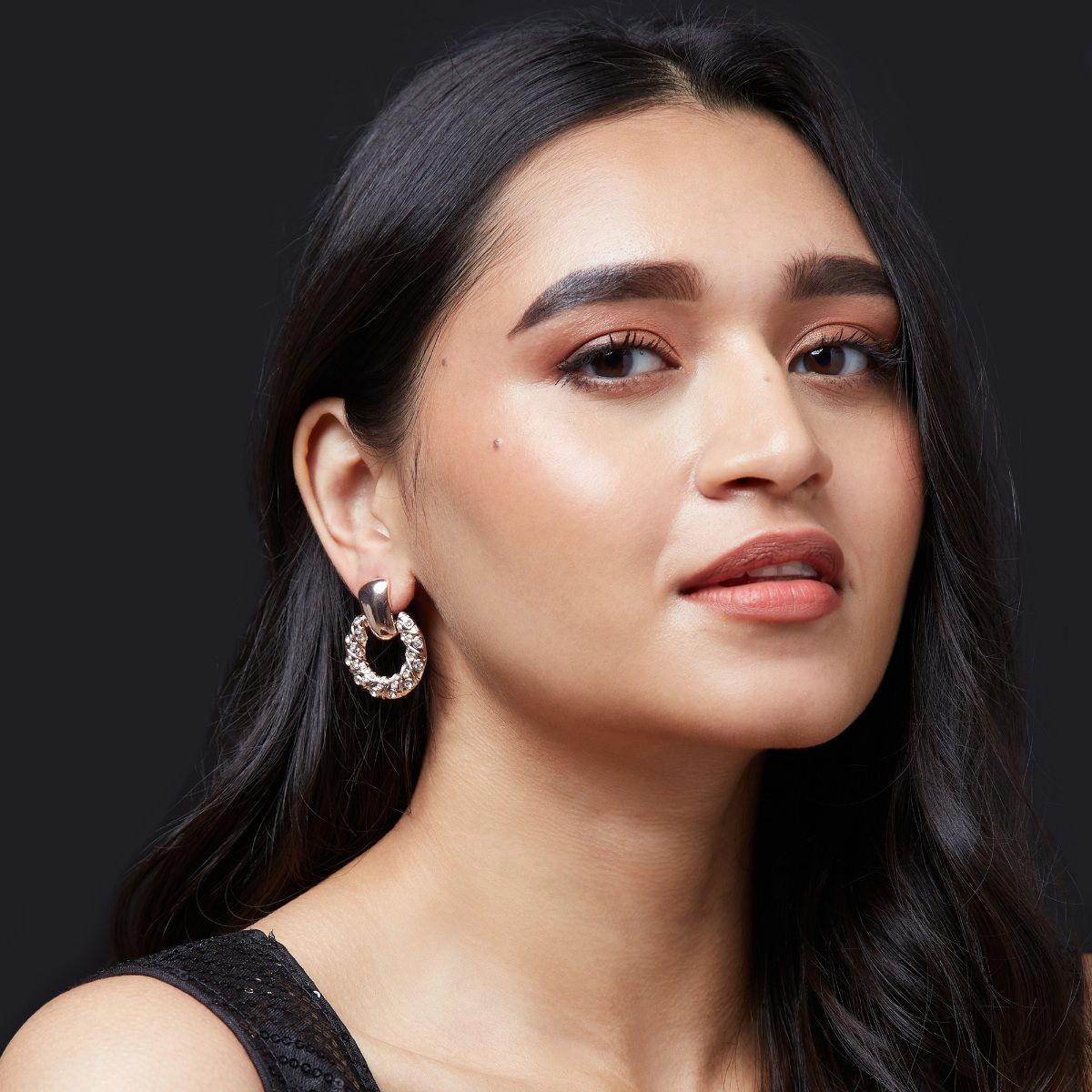 Accessorize rose gold earrings store