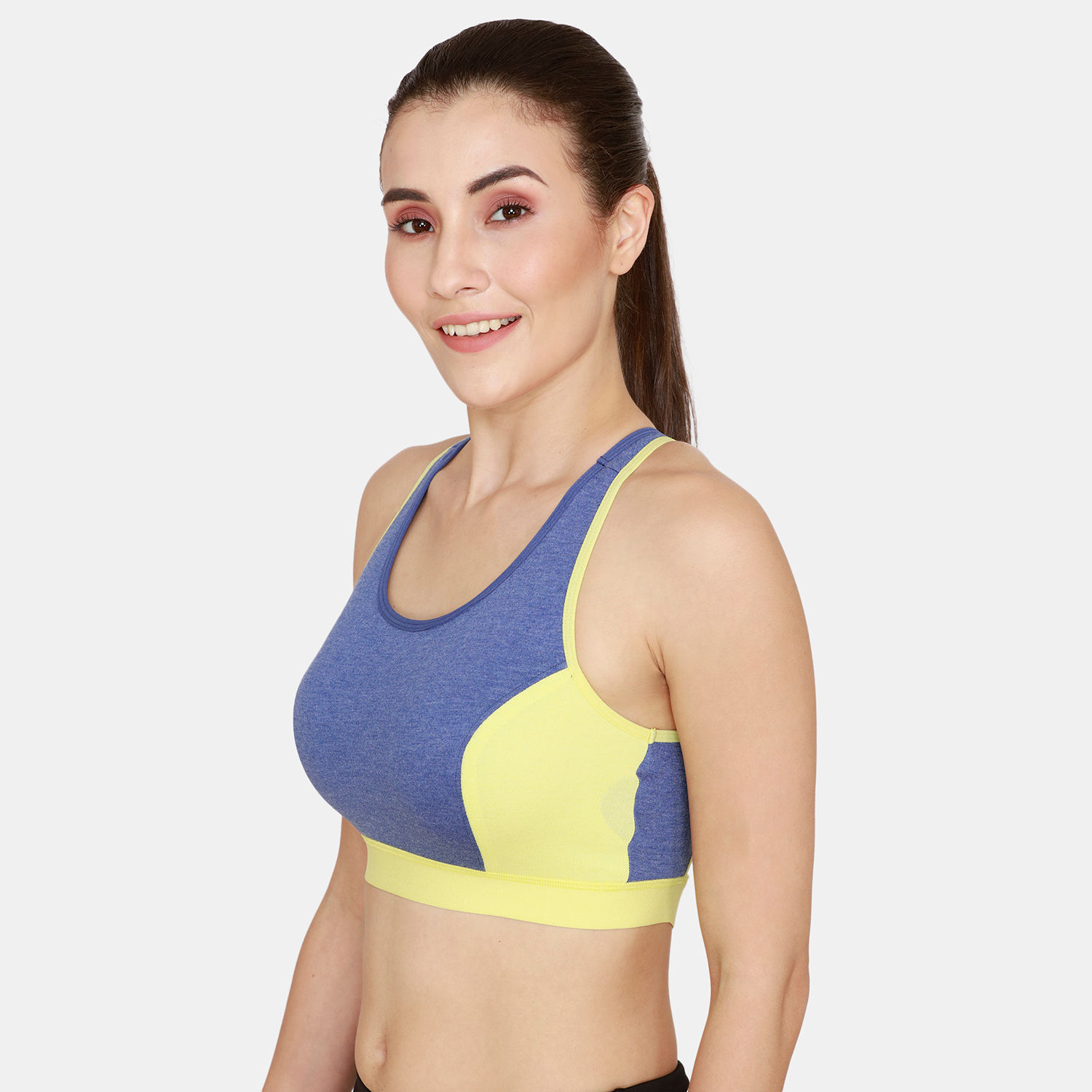 Zivame Sports Bra With Removable Padding MultiColor Buy Zivame