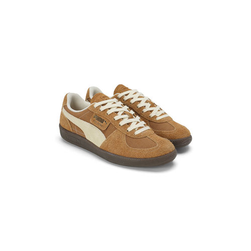 Puma Palermo Vintage Unisex Brown Sneakers