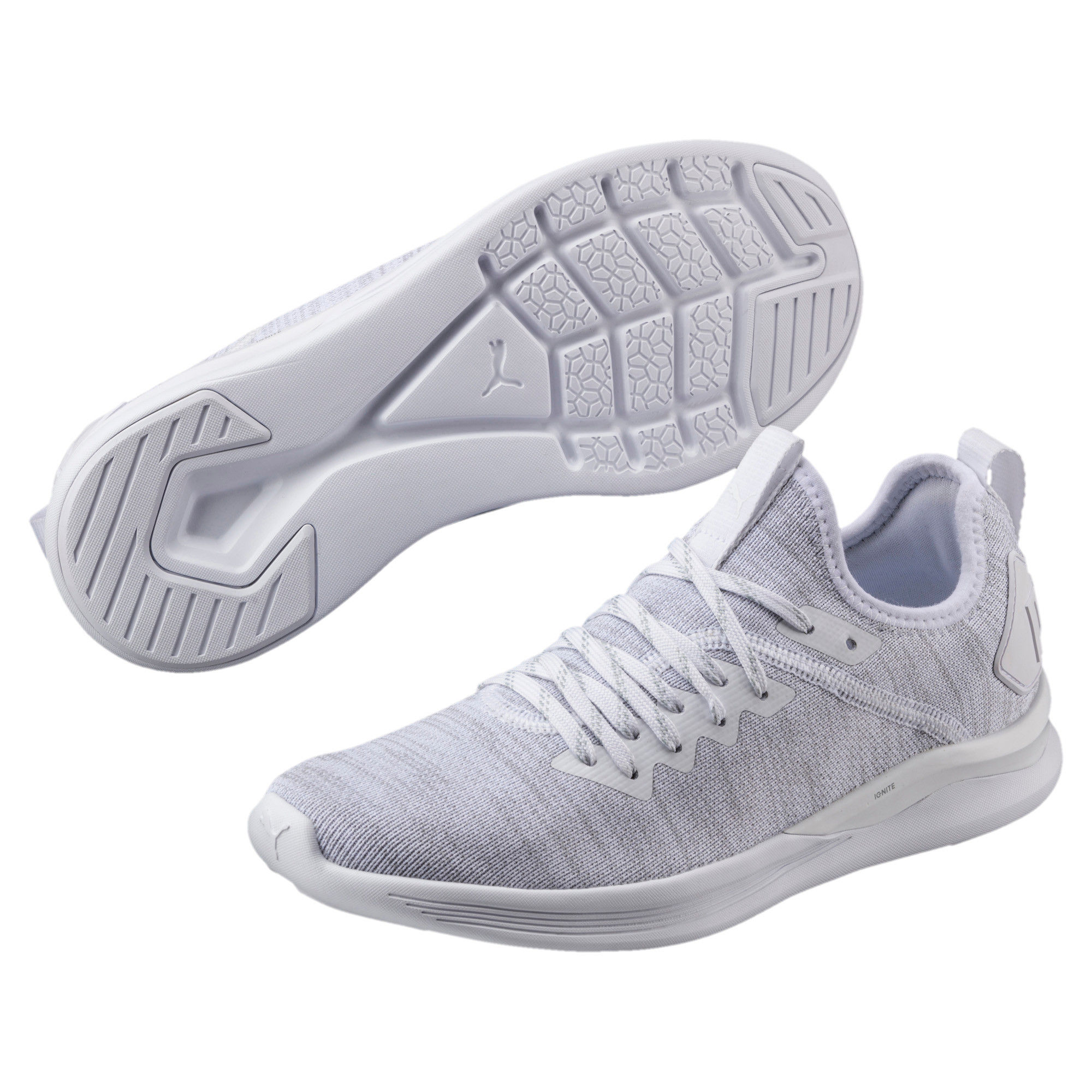 Puma ignite flash evoknit white shop