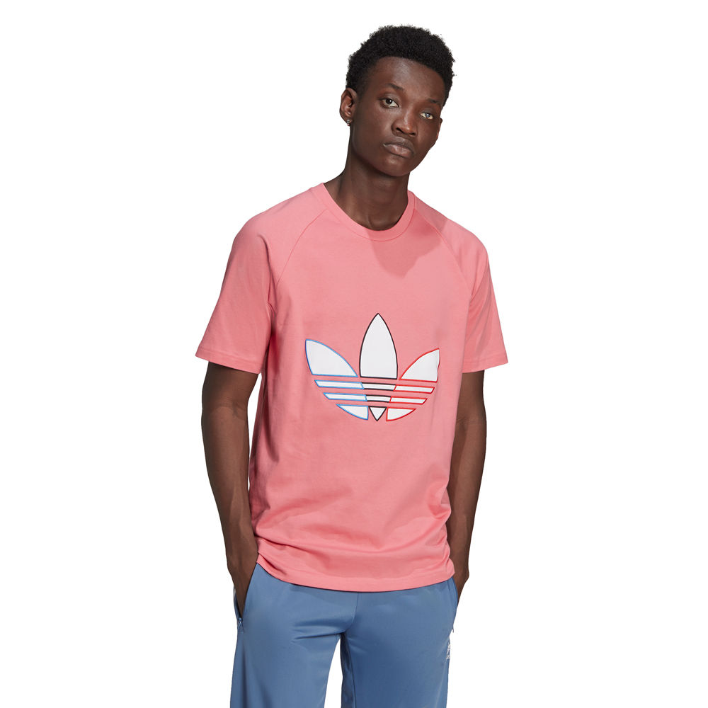 Adidas originals t shirt pink top