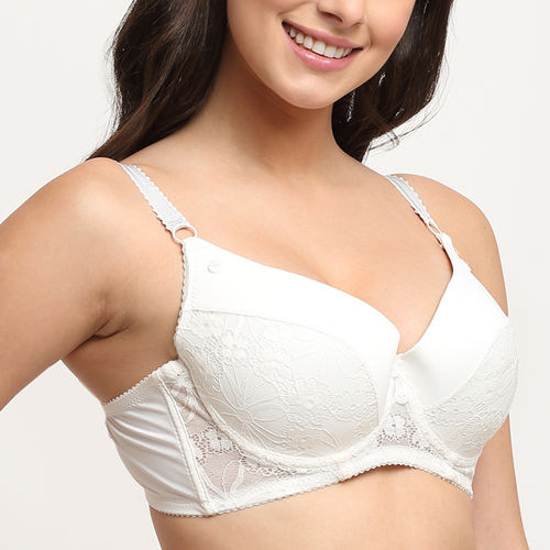Buy Makclan Bust your Buttons Brassiere - White Online