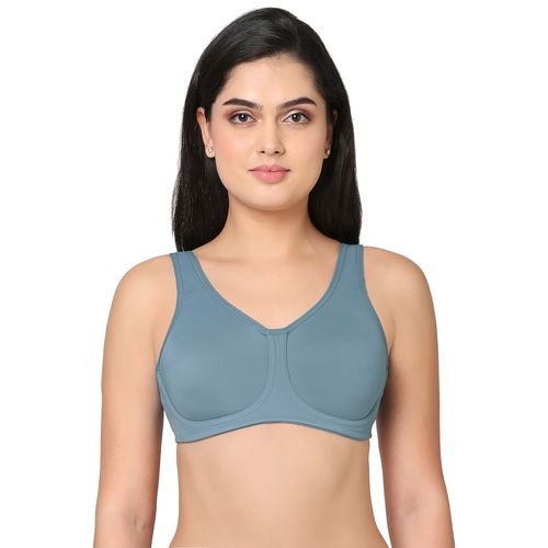 Buy Wacoal Sport Padded Wired Full Coverage Sports Bra Blue Online