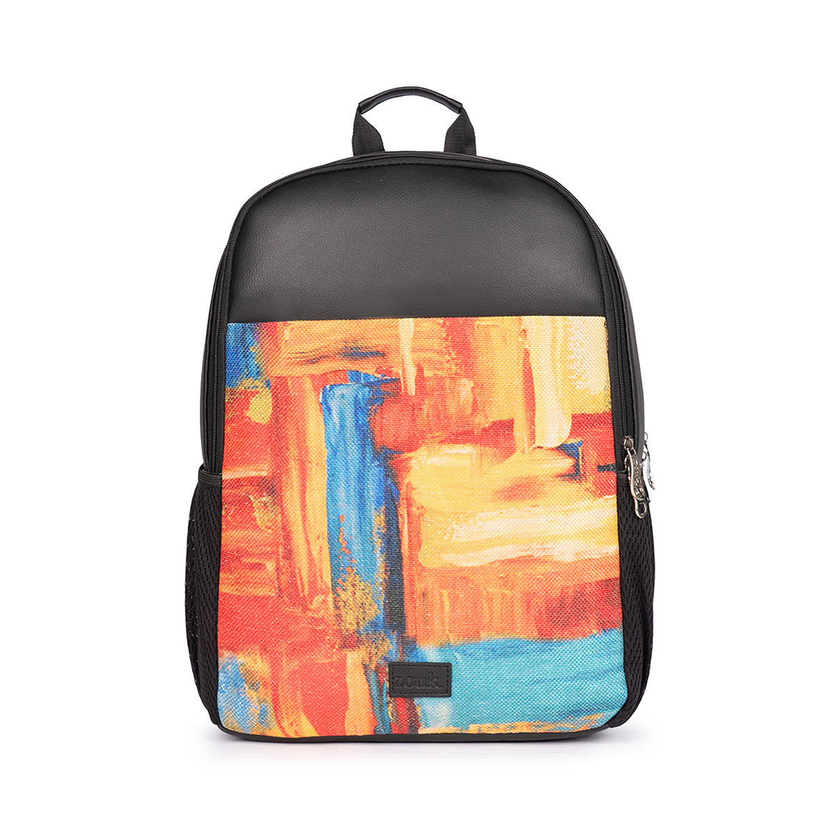Buy Zouk Abstract Amaze Unisex Backpack Multicolor Online