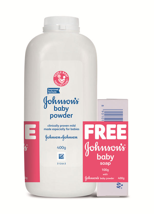 johnson's baby powder 400 gm