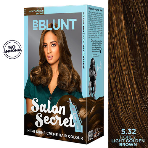 Bblunt Salon Secret High Shine Creme Hair Colour Honey Light Golden Brown 5 32 Buy Bblunt Salon Secret High Shine Creme Hair Colour Honey Light Golden Brown 5 32 Online At Best My take on 'bblunt salon secret high shine cream. bblunt salon secret high shine creme hair colour honey light golden brown 5 32