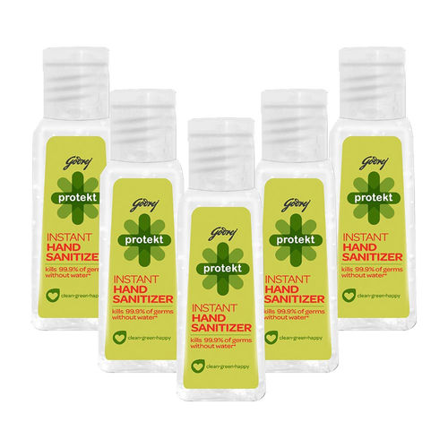 Godrej Protekt Germ Protection Hand Sanitizer Pack Of 5 Buy Godrej Protekt Germ Protection Hand Sanitizer Pack Of 5 Online At Best Price In India Nykaa Godrej protekt hand sanitizer kills 99.99% germs.