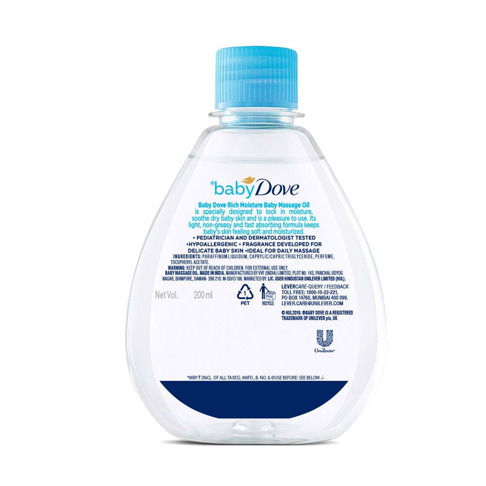 dove massage oil for baby