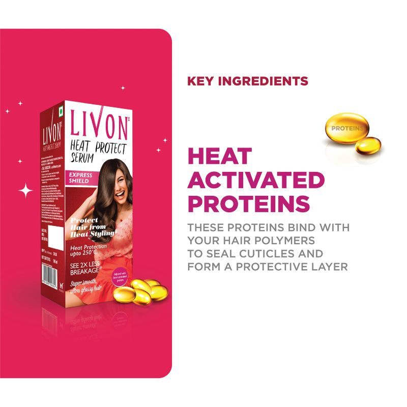 livon heat protection spray