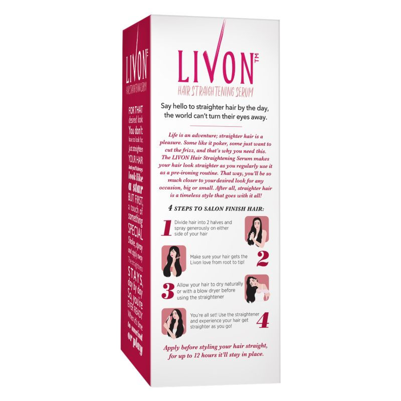 livon straightening serum