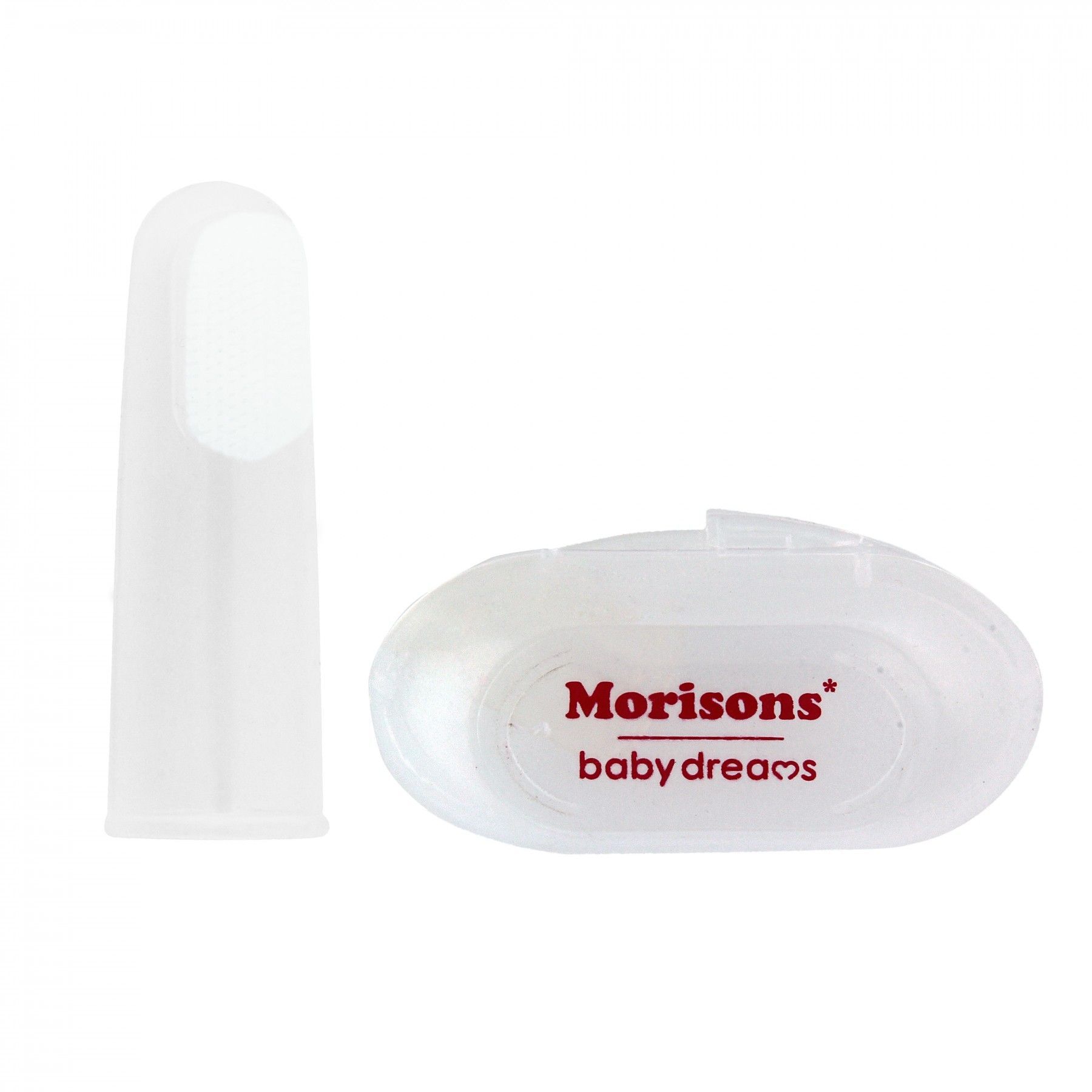 Morisons Baby Dream Teething Finger Brush With Hygiene Case