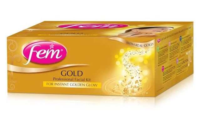 Fem Gold Professional Facial Kit for instant Golden Glow