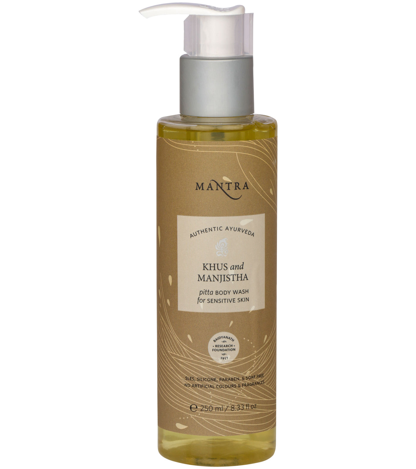 Mantra Herbal Khus & Manjistha Pitta Body Wash For Sensitive Skin