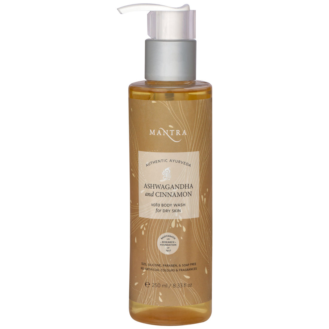 Mantra Herbal Ashwagandha & Cinnamon Vata Body Wash For Dry Skin
