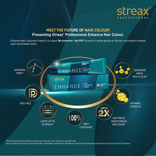 Streax Professional Enhance Hair Colourant Gel: Buy Streax Professional  Enhance Hair Colourant Gel Online at Best Price in India | NykaaMan