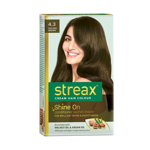 Streax Hair Colour - Golden Brown : Buy Streax Hair Colour - Golden Brown   Online at Best Price in India | Nykaa