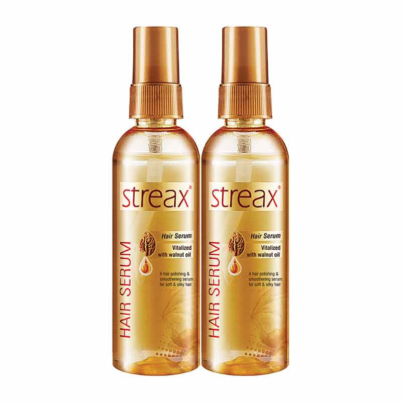 Streax Hair Serum With Walnut Oil - Pack Of 2