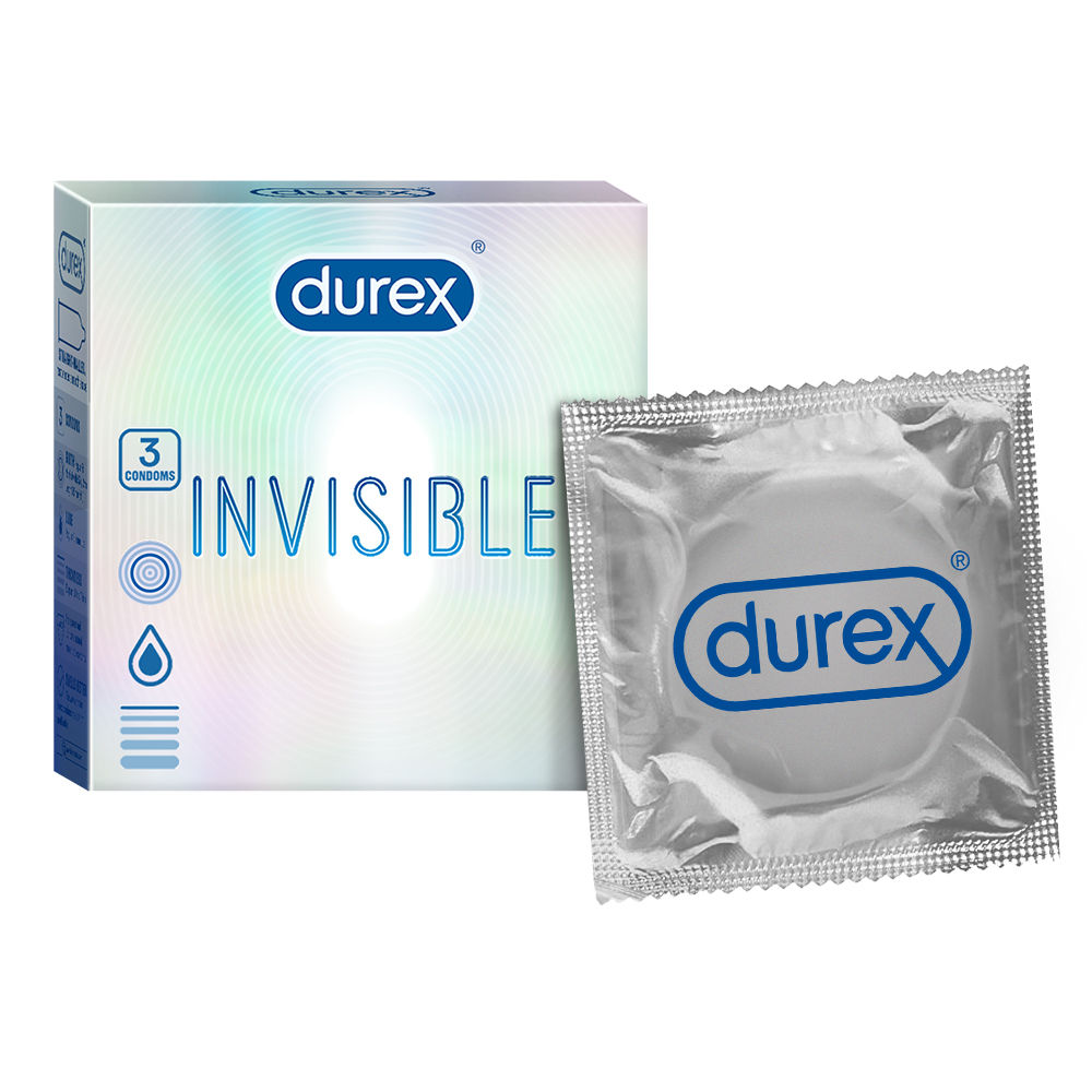 Durex Invisible Super Ultra Thin Condoms For Men