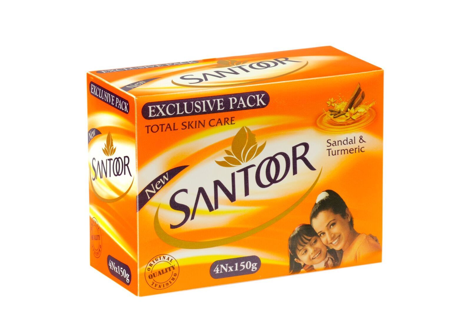 Santoor Sandal And Turmeric Soap (Pack 