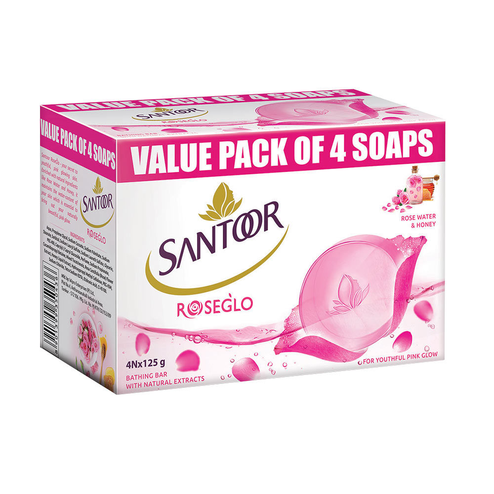 santoor soap 4 pack