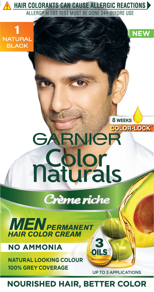Garnier Color Naturals Men 1 Natural Black Buy Garnier Color Naturals Men 1 Natural Black Online At Best Price In India Nykaa